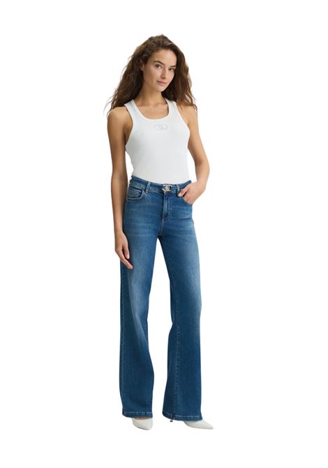 Jeans flare con cintura Liu Jo | UA5279D49887L899